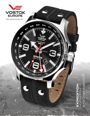 pnske hodinky Vostok - Europe  EXPEDITION Dual Time 515.24H/595A500