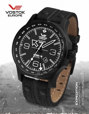 pnske hodinky Vostok - Europe  EXPEDITION Dual Time 515.24H/595C502