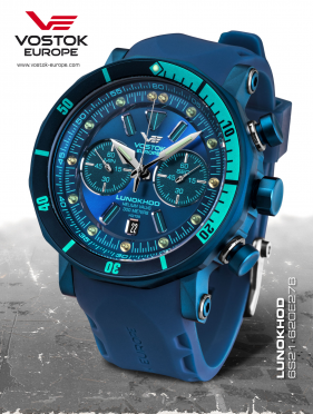 pnske hodinky Vostok-Europe LUNOCHOD-2 chrono line  6S21/620E278