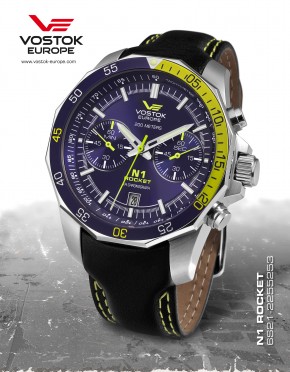 pnske hodinky Vostok-Europe N-1 ROCKET chrono line  6S21/2255253