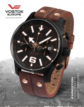 pnske hodinky Vostok - Europe  EXPEDITION chrono line 6S21/5953230