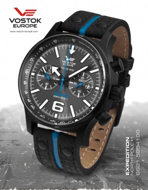 pnske hodinky Vostok - Europe  EXPEDITION chrono line 6S21/5954198
