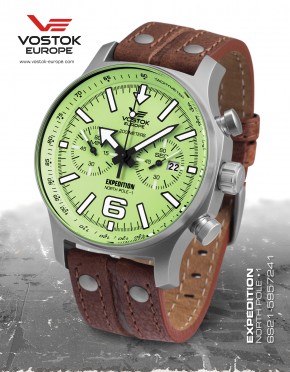 pnske hodinky Vostok - Europe  EXPEDITION titanium line 6S21/5957241