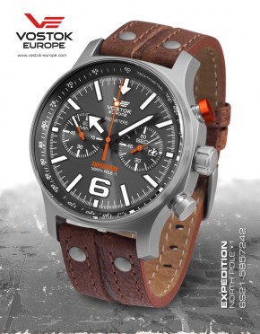 pnske hodinky Vostok - Europe  EXPEDITION titanium line 6S21/5957242
