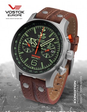 pnske hodinky Vostok - Europe  EXPEDITION titanium line 6S21/595H299