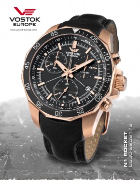 pnske hodinky Vostok-Europe N-1 ROCKET chrono line  6S30/2259179