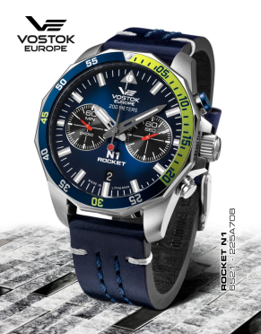 pnske hodinky Vostok-Europe N-1 ROCKET chrono line 6S21-225A708
