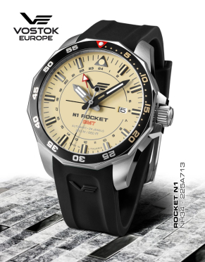 pnske hodinky Vostok-Europe N-1 ROCKET automatic, GMT NH34-225A713