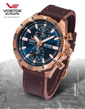 pnske hodinky Vostok-Europe ALMAZ chrono line 6S11/320B262