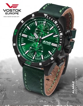 pnske hodinky Vostok-Europe ALMAZ chrono line 6S11/320C261