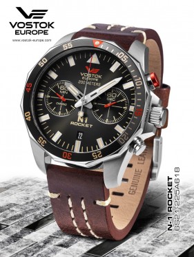 pnske hodinky Vostok-Europe N-1 ROCKET chrono line  6S21-225A618