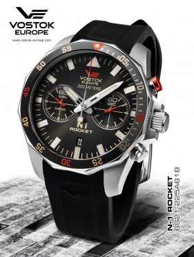 pnske hodinky Vostok-Europe N-1 ROCKET chrono line  6S21-225A618S