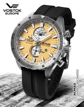 pnske hodinky Vostok-Europe ALMAZ multifunctional line YM8J-320A655