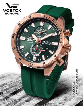 pnske hodinky Vostok-Europe ALMAZ multifunctional line YM8J-320B656S