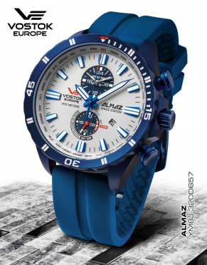 pnske hodinky Vostok-Europe ALMAZ multifunctional line YM8J-320D657S