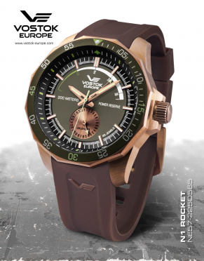 pnske hodinky Vostok-Europe N-1 ROCKET automatic, power reserve NE57-225O565