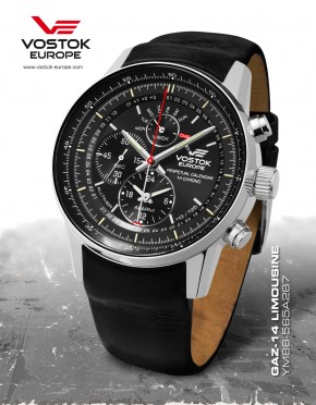 pnske hodinky Vostok - Europe  GAZ-14 Limouzine tritium all timer YM86/565A287
