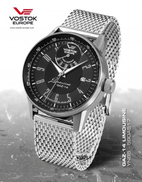 VOSTOK EUROPE GAZ-14 Limouzine automatic, power reserve indication YN85/560A683B